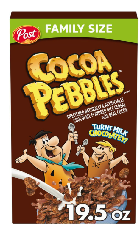 Cocoa Pebbles Chocolate Cereal (19.5 oz) - expired July 09 2026
