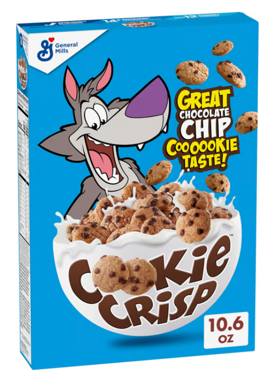 Cookie Crisp Chocolate Chip Cookie Taste Breakfast Cereal (10.6 oz) - expired Feb 19 2026