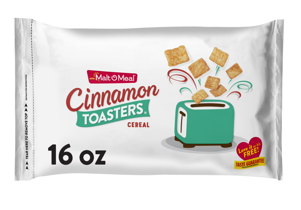 Malt-O-Meal Cinnamon Toasters Breakfast Cereal, Real Cinnamon Squares, 16 oz Bag - expired June 10 2026
