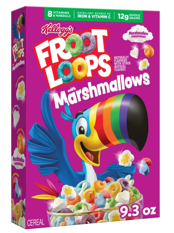 Froot Loops with Marshmallows Cereal (9.3 oz) - expired June 09 2026