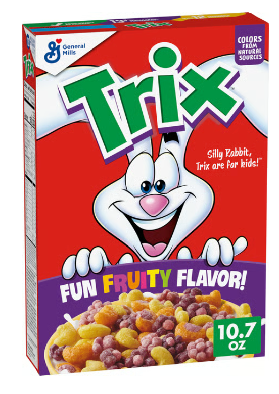 Trix 6 Fruity Shapes Breakfast Cereal (10.7 oz) - expired August 09 2026