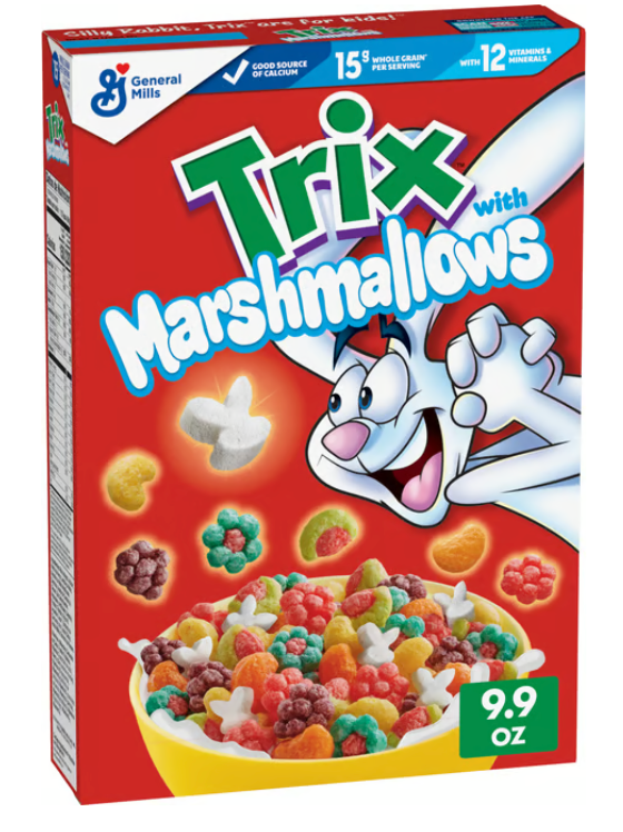 Trix Fruity Breakfast Cereal With Marshmallows (9.9 oz) - expired March 22 2026