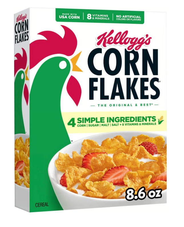 Corn Flakes Original Family Breakfast Cereal (8.6 oz) - expired Feb 03 2026