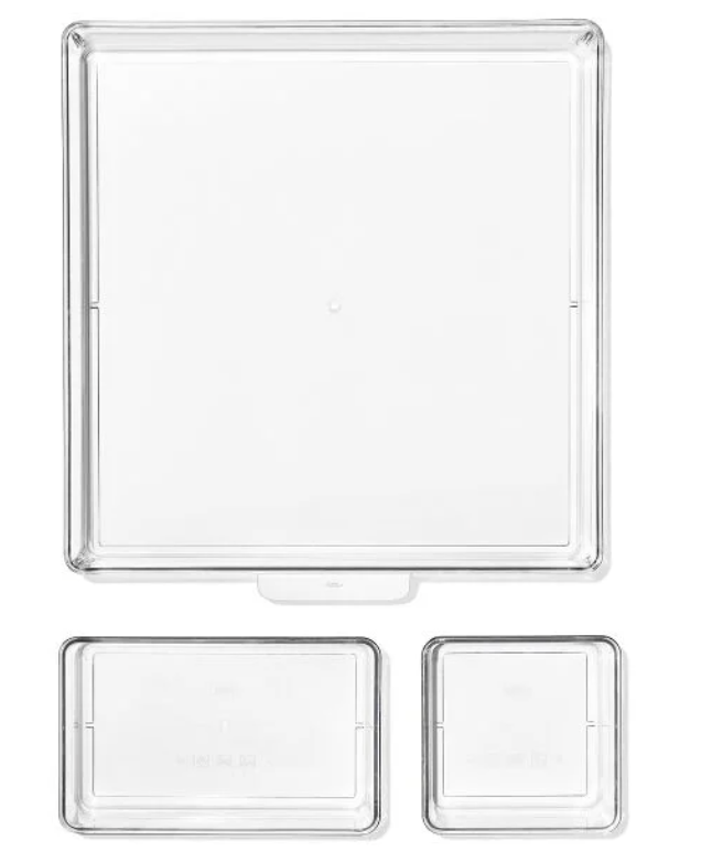 3-piece Refrigerator Tray Set