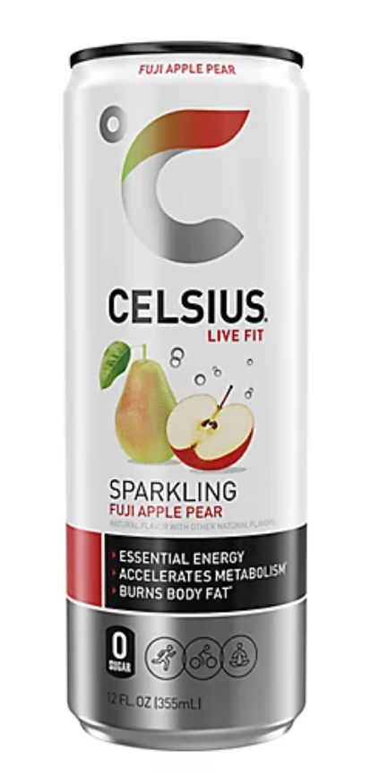 Celsius Sparkling Fuji Apple Pear - 12 Fl. Oz.