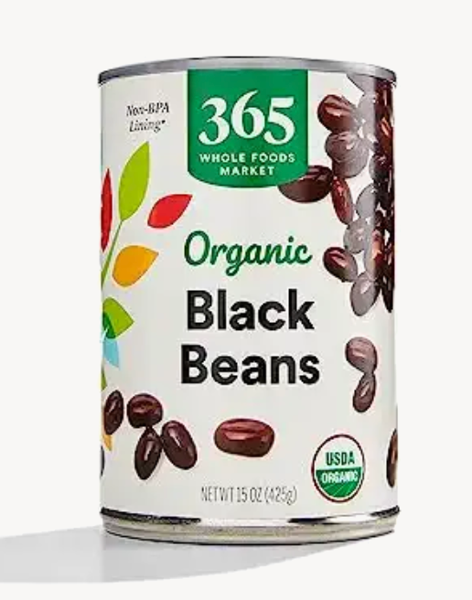 365 Everyday Value, Organic Black Beans, 15 oz