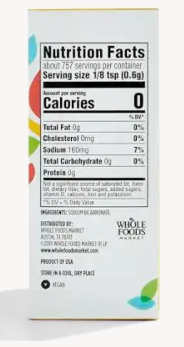 365 by Whole Foods Market, Baking Soda, 16 Ounce