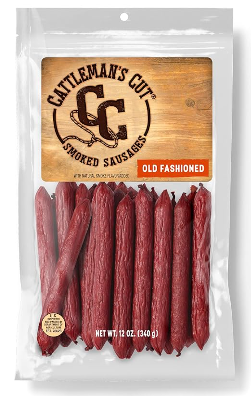 Cattleman's Cut Old Fashioned Smoked Sausages, 12 Ounce - Expires July 3rd 2025