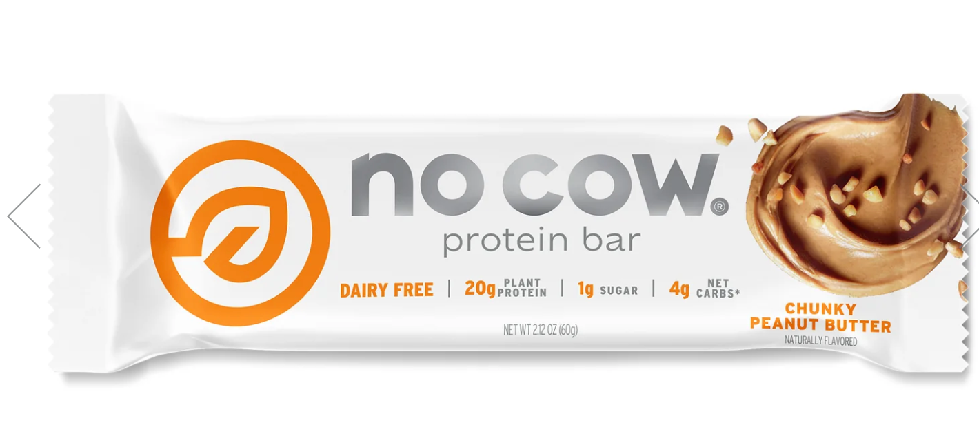 No Cow Chunky Peanut Butter Protein Bar - Expires Sept 18 2026