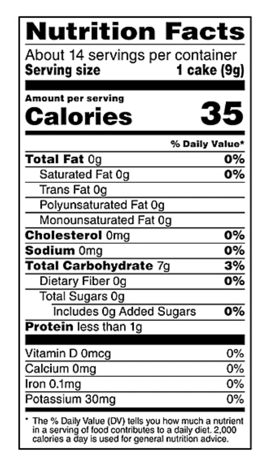 Quaker Rice Cakes Salt Free - 4.47 Oz 4.47 Ounce - Expired May 06 2025