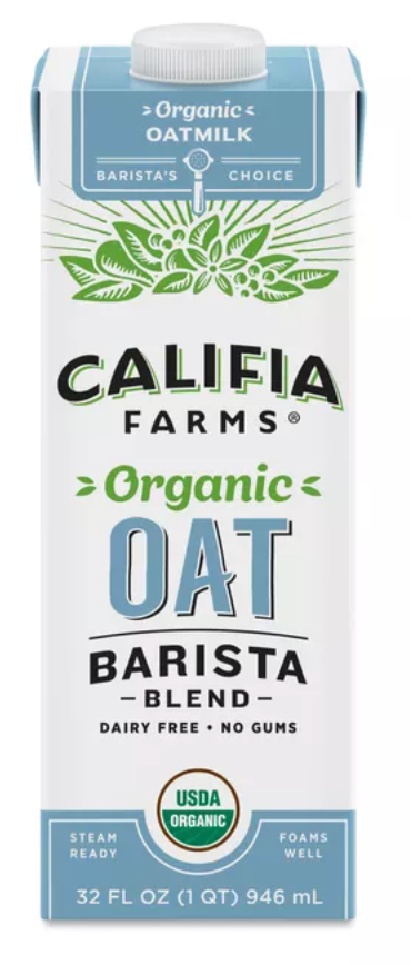 CALIFIA FARMS Organic Oat Barista Blend, 32 FZ - Expired May 02 2025