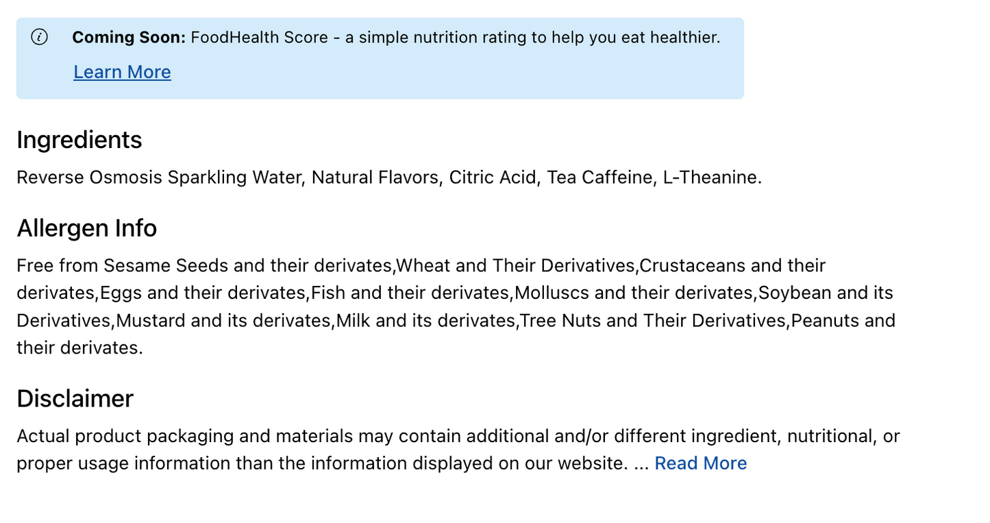 Phocus Orange Energy Drink Can