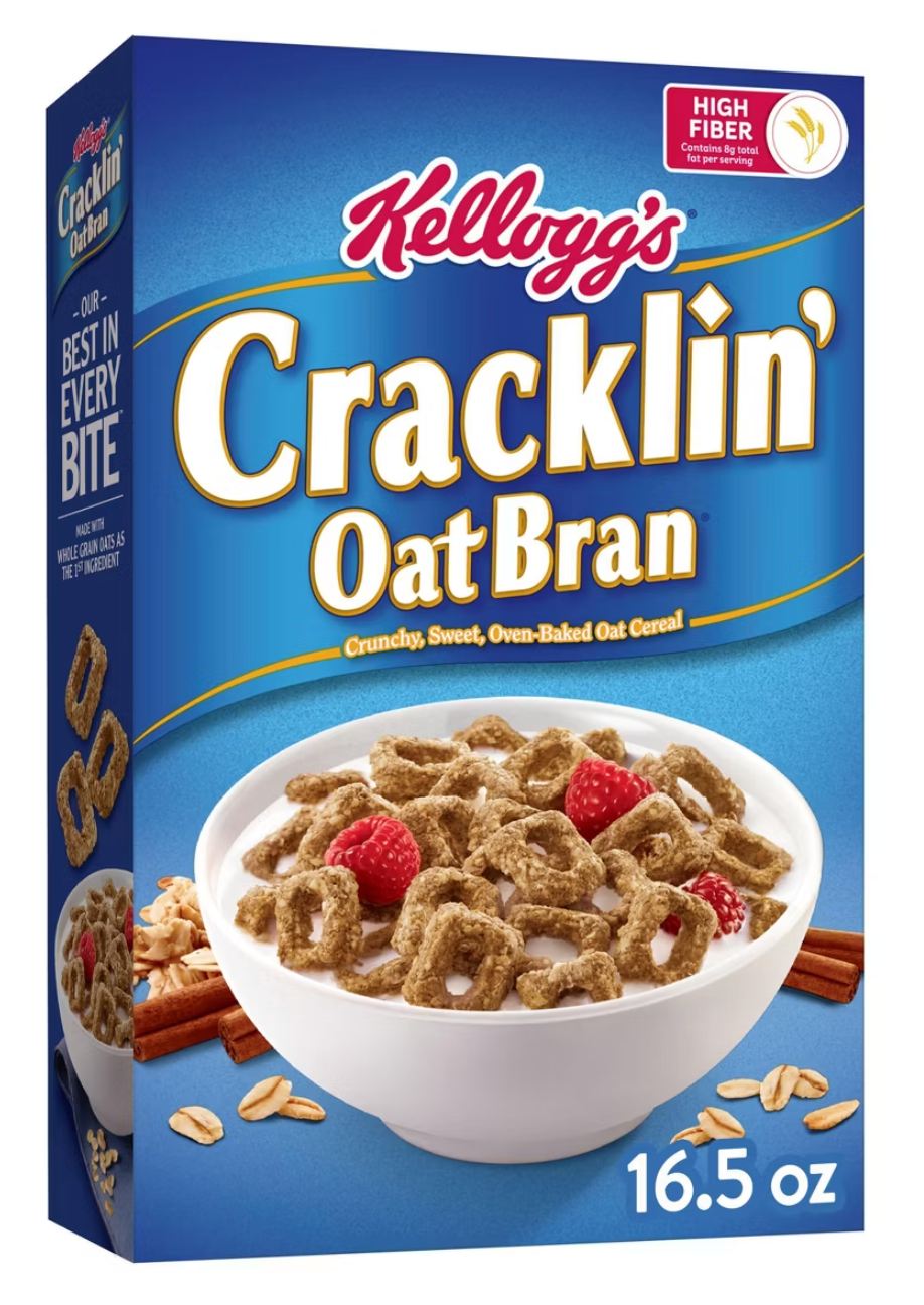 Kellogg's Cracklin Oat Bran Breakfast Cereal - 16.5oz - expired Jan 12 2026